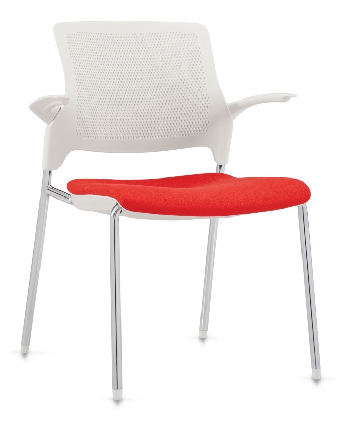 Global Stream Multi-Purpose Arm Chair W/Upholstered Seat 2075APU