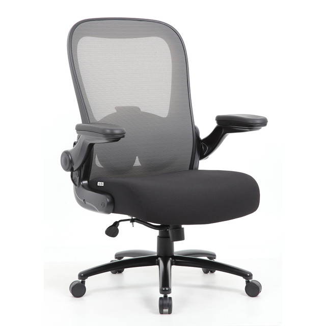 Office Source Ryde Big & Tall High Back Grey Mesh Task Chair - 2101HMFBT