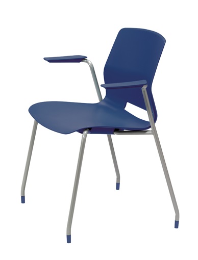 KFI Studios Imme Stack Chair w/Arms and Poly Seat and Back #2701