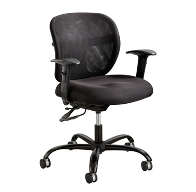 Safco Vue Big & Tall Chair with Arms #3397BL/3399BL