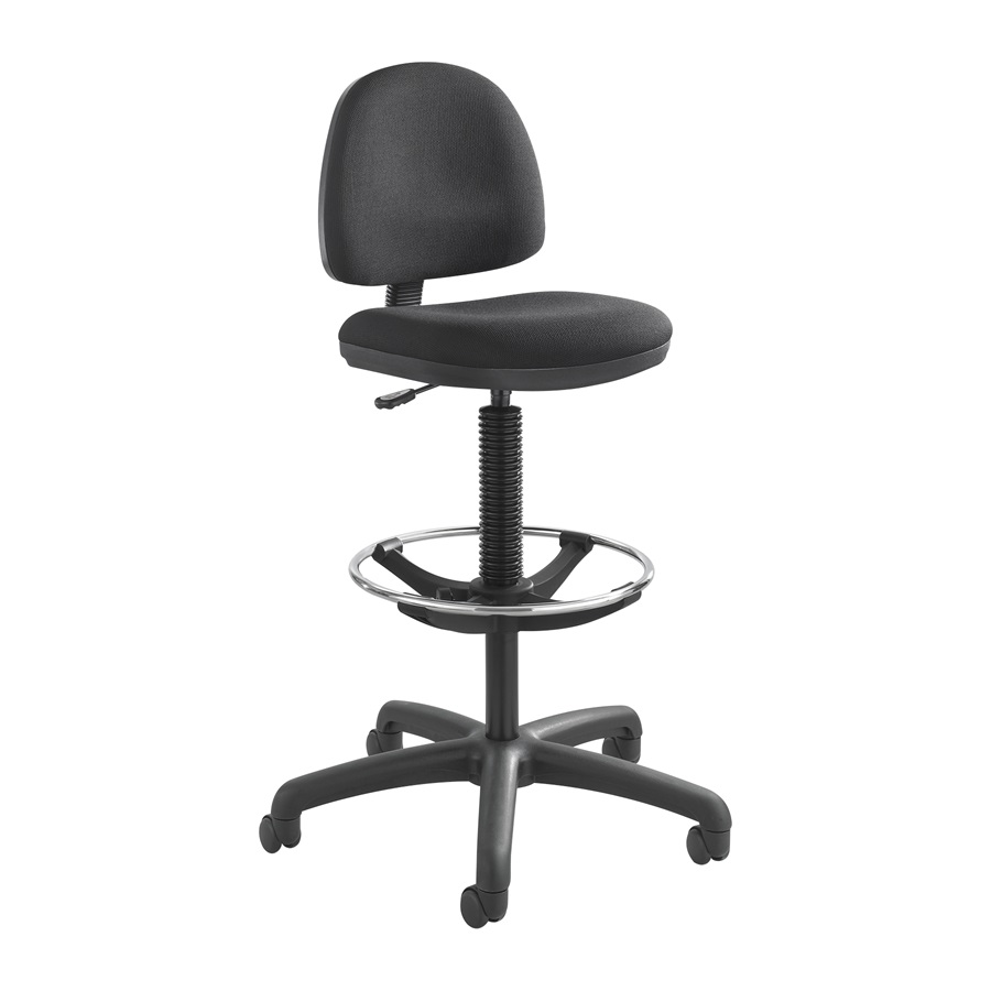 Safco Precision Extended-Height Chair with Footring 3401BL