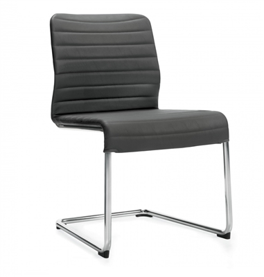 Global Lite Armless Upholstered Cantilever Frame Chair #5953