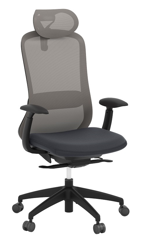 Performance Konfurb Crescent High Back Ergo Chair w/Headrest