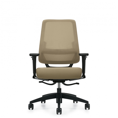 Global Sora Medium Back Weight Sensing Synchro-Tilter Chair #6942