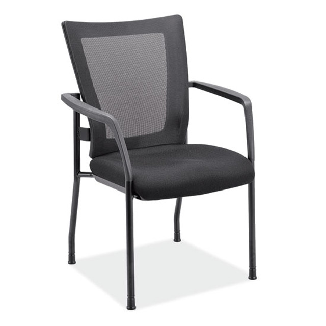Office Source CoolMesh Mesh Back Stacking Chair With Arms #OSSN6913F