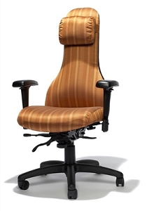 RFM Seating Carmel 8200 Executive High Back Chair w/Pillow - #8295