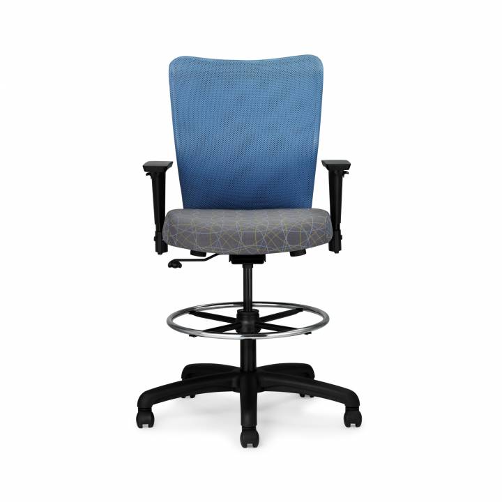 Allseating Inertia Mesh Back Stool 77019