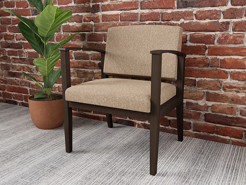 Lesro Amherst Open Arm Guest Chair AW1201