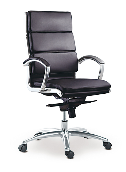 Corp Design Livello Black Leather Executive High Back Chair