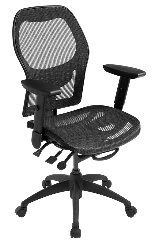 ErgoCentric EcoCentric Mesh Back Mesh Seat Multi Tilt Ergo Chair   