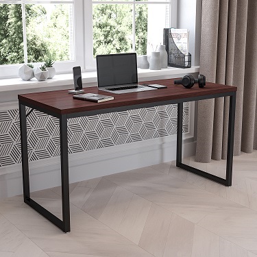 Flash Modern Commercial Grade Desk Industrial Style Computer Desk Sturdy Home Office Desk - 55