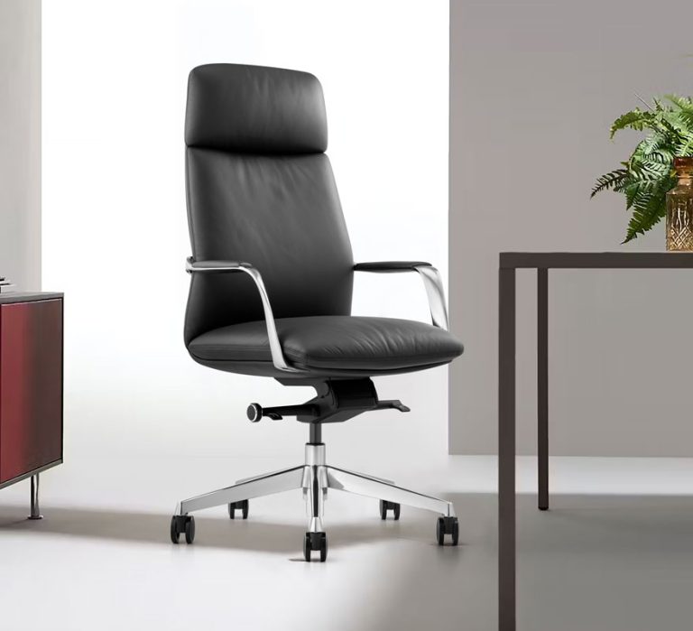 Buzz Seating Highback Black Leather Executive Chair LOD108BK