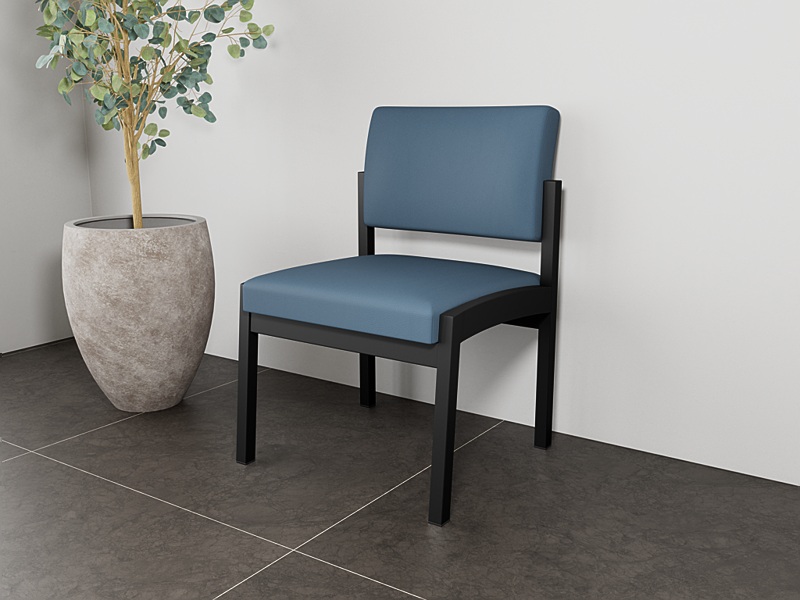 Lesro Lenox Steel Series Armless Guest Chair LS1102