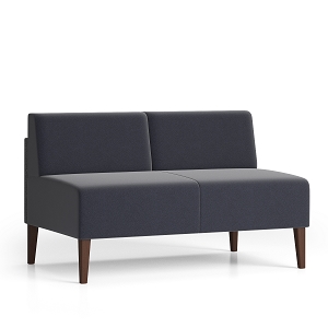 Lesro Luxe Series Loveseat Armless LX1502