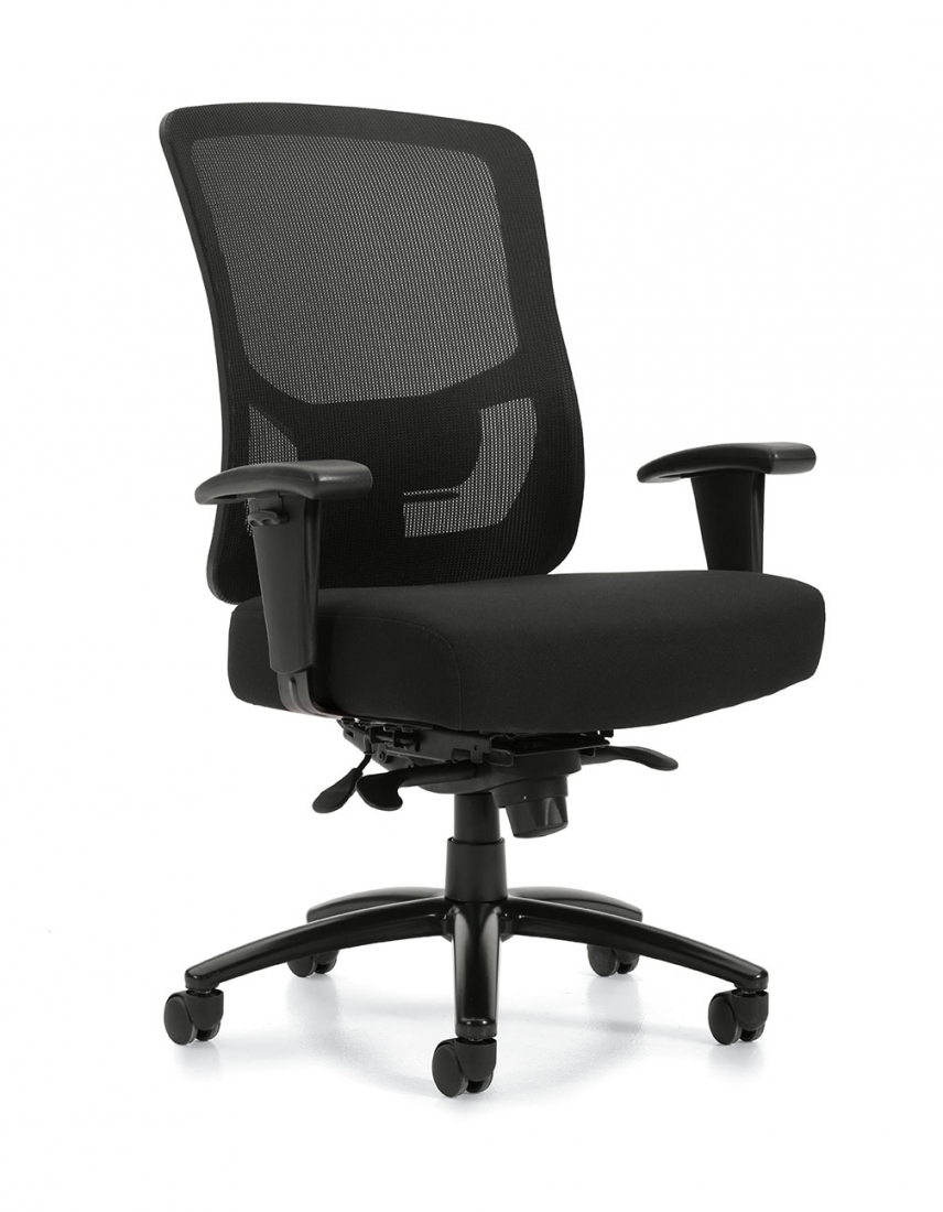 Offices To Go Mesh Back Heavy Duty Synchro-Tilter Chair #OTG10703B