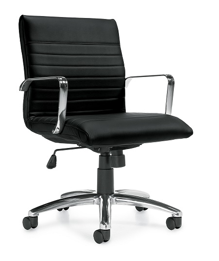 OTG Mid Back Luxhide Executive Chair #OTG11734B