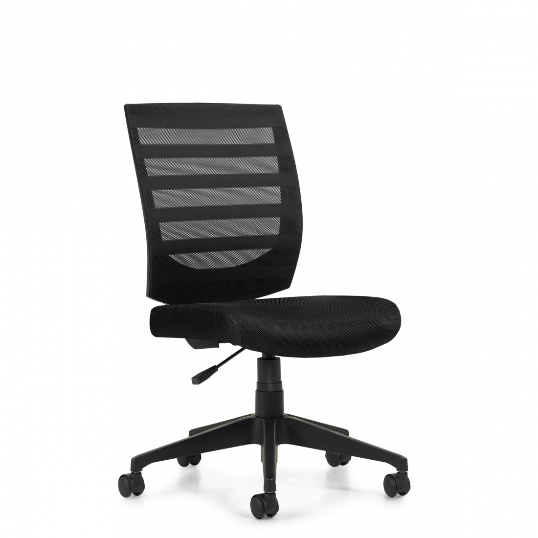 OTG Armless Mid Back Mesh Back Swivel Tilt Task Chair OTG11922B