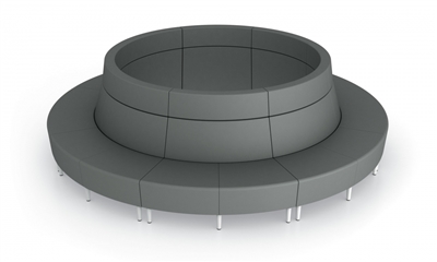 Global River Collaborative Lounge Grouping - Layout 2 #RVR102