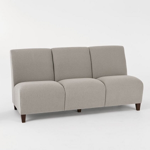 Lesro Siena Series Armless 3 Seat Sofa SN3102