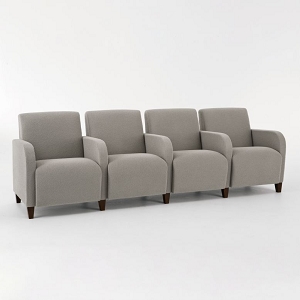 Lesro Siena Series 4 Seats With Center Arms SN4103