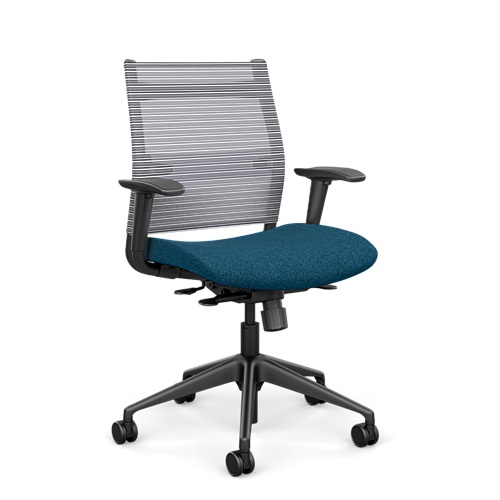 Sitonit Wit Midback With Arms Home Edition Chair 